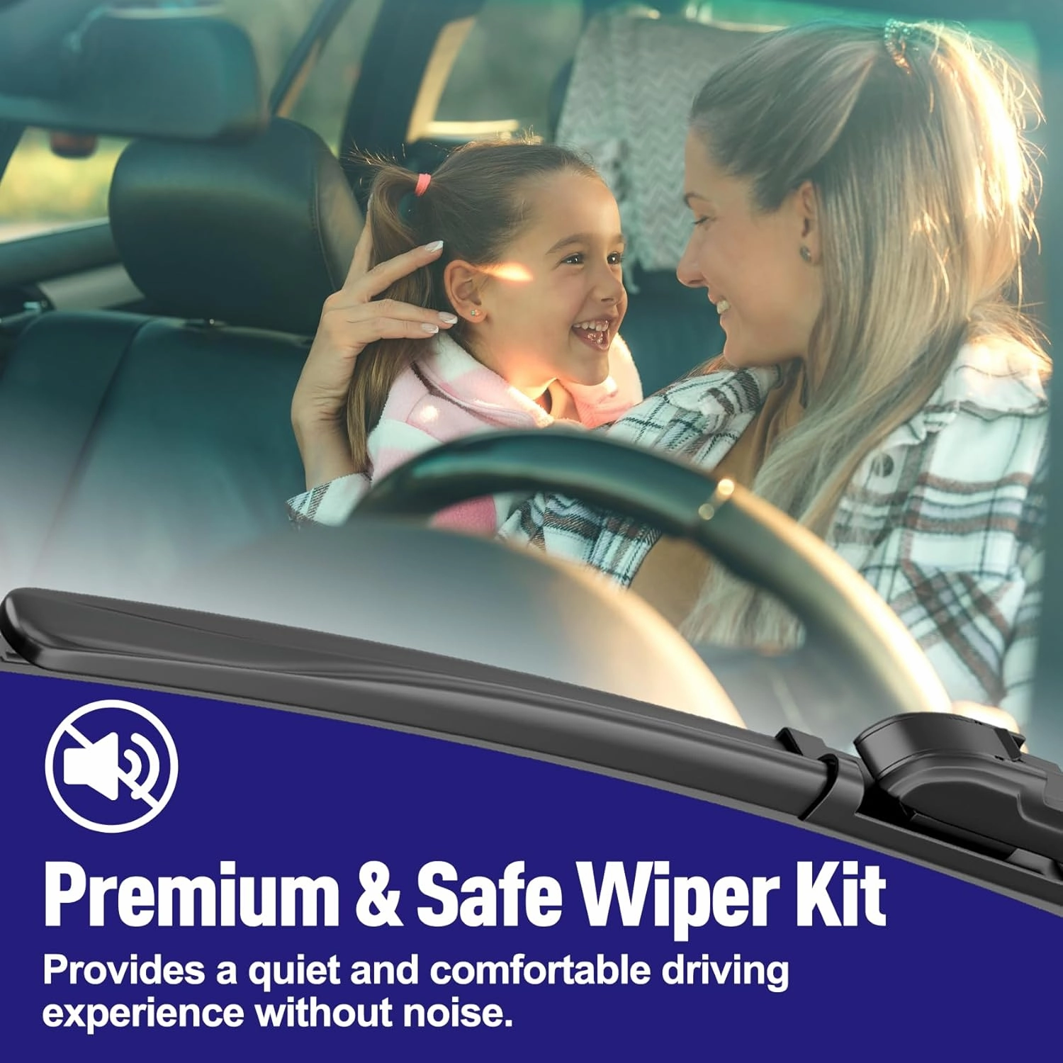 AJK Front Windshield Wiper for Jeep Gladiator 2020 2021 2022 2023 2024, Original Equipment Window Wipers Blades, Conventional, Vehicle Specific Fit, Pack of 2