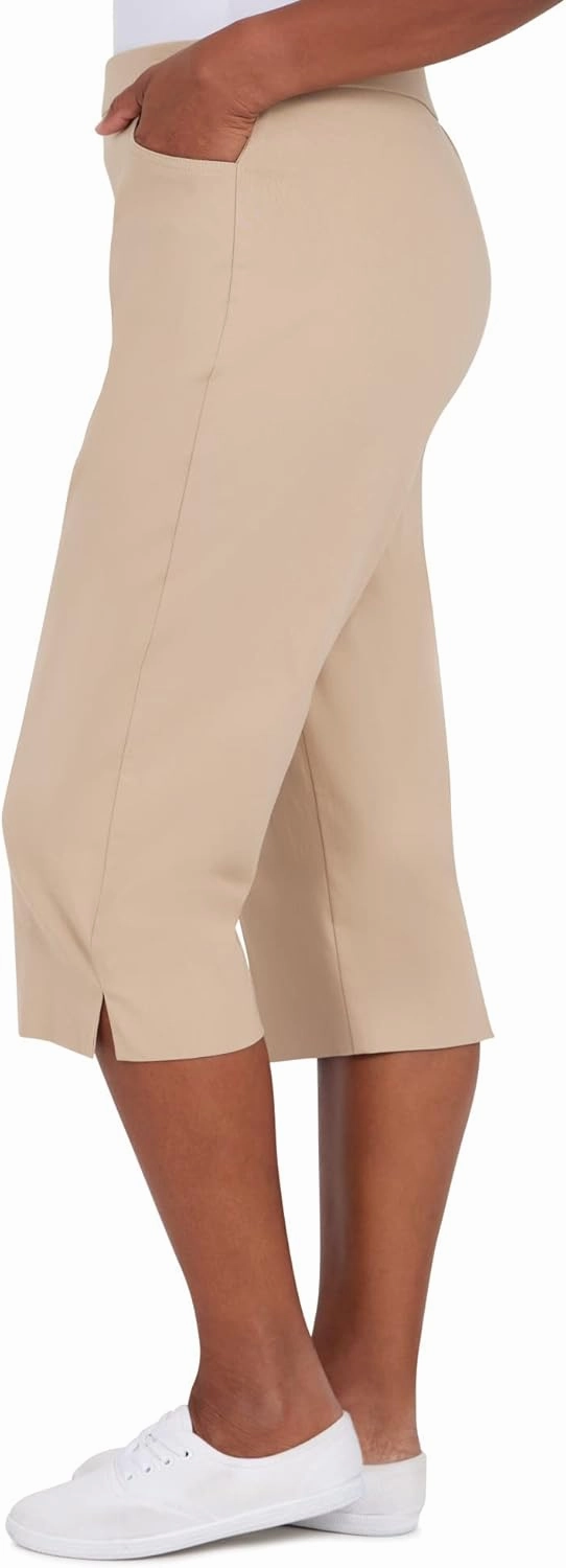 Alfred Dunner Women's Classic Fit Allure Clam Digger Pant