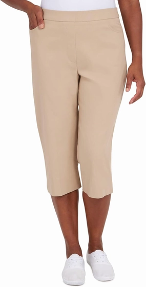 Alfred Dunner Women's Classic Fit Allure Clam Digger Pant