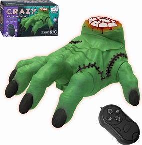 AMARONE Remote Control Crawling Hands Children's Toys - Spooky Action and Musical Effects, LED Lights, Toys 3 4 5 6 7 8 9 10 11 12   Boys/Girls, Halloween Christmas Birthday Gift, Green