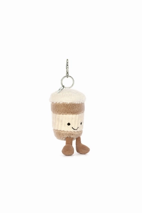 Amuseables Coffee-To-Go Bag Charm Jellycat