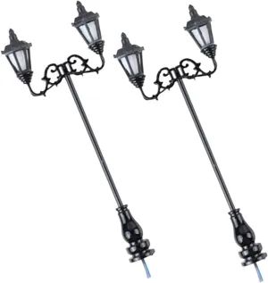 Angoily Mini Dollhouse :87 Scale Model Street Lights Streetlight Toy Miniature Lamp Post