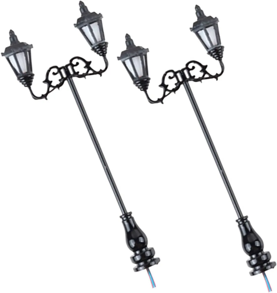 Angoily Mini Dollhouse :87 Scale Model Street Lights Streetlight Toy Miniature Lamp Post