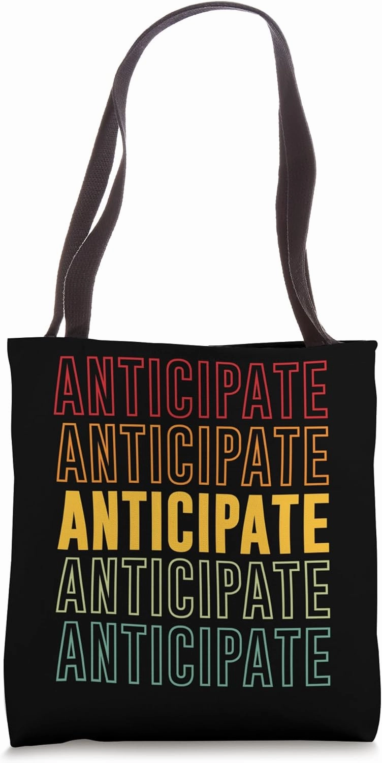 Anticipate Rainbow Tote Bag