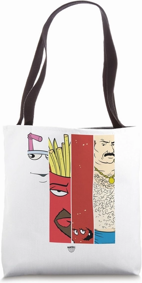 Aqua Teen Hunger Force Group Tiles Tote Bag