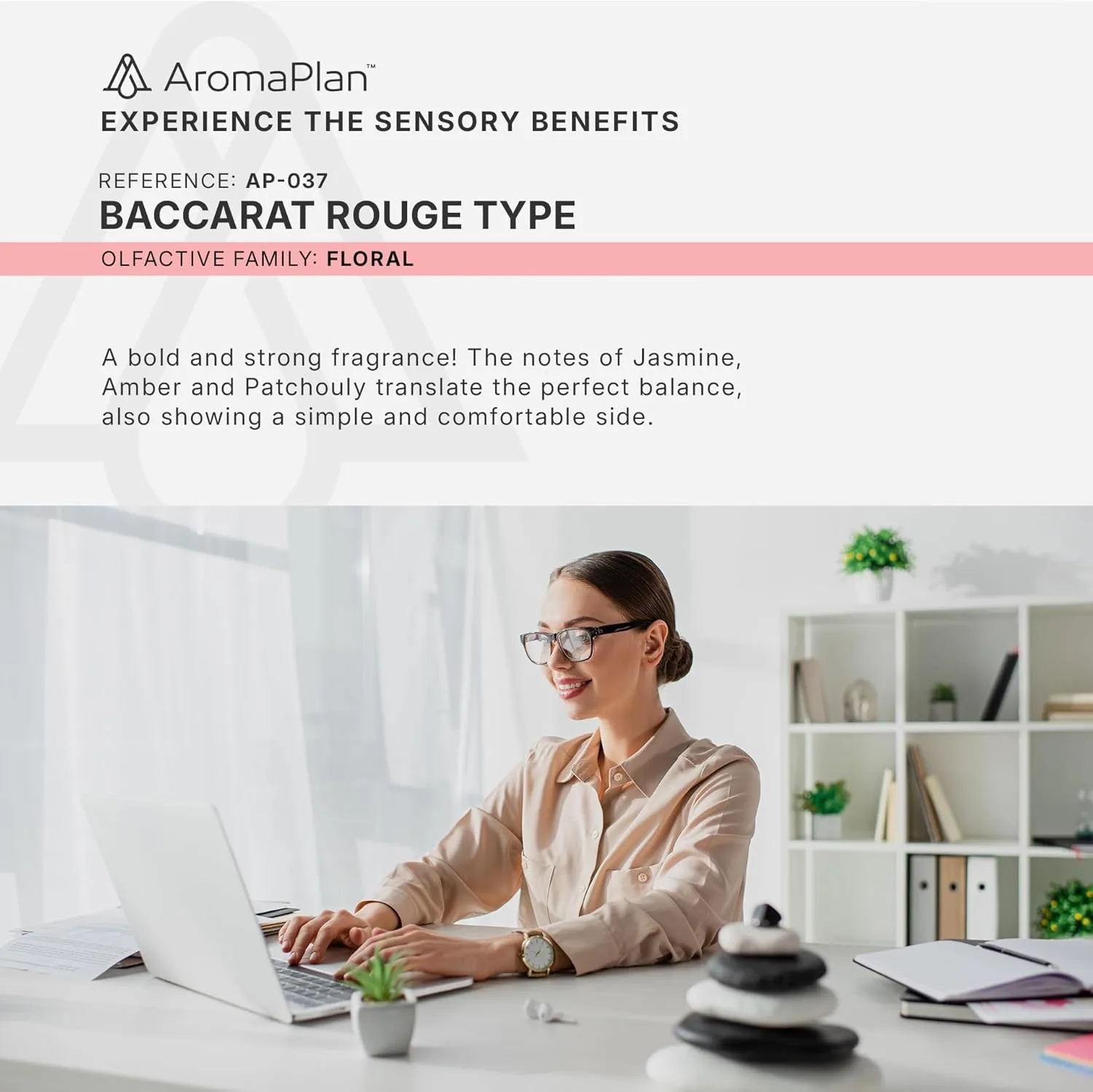 AromaPlan Natural luxurious Room Spray & Car Fragrance Kit, Inspired by Bacc. Rouge-Concentrated, Non-Toxic, Odor Eliminator & Long Lasting- Spray Air Freshener- Home,Car - 5 Star Hotel (100&30 ml)