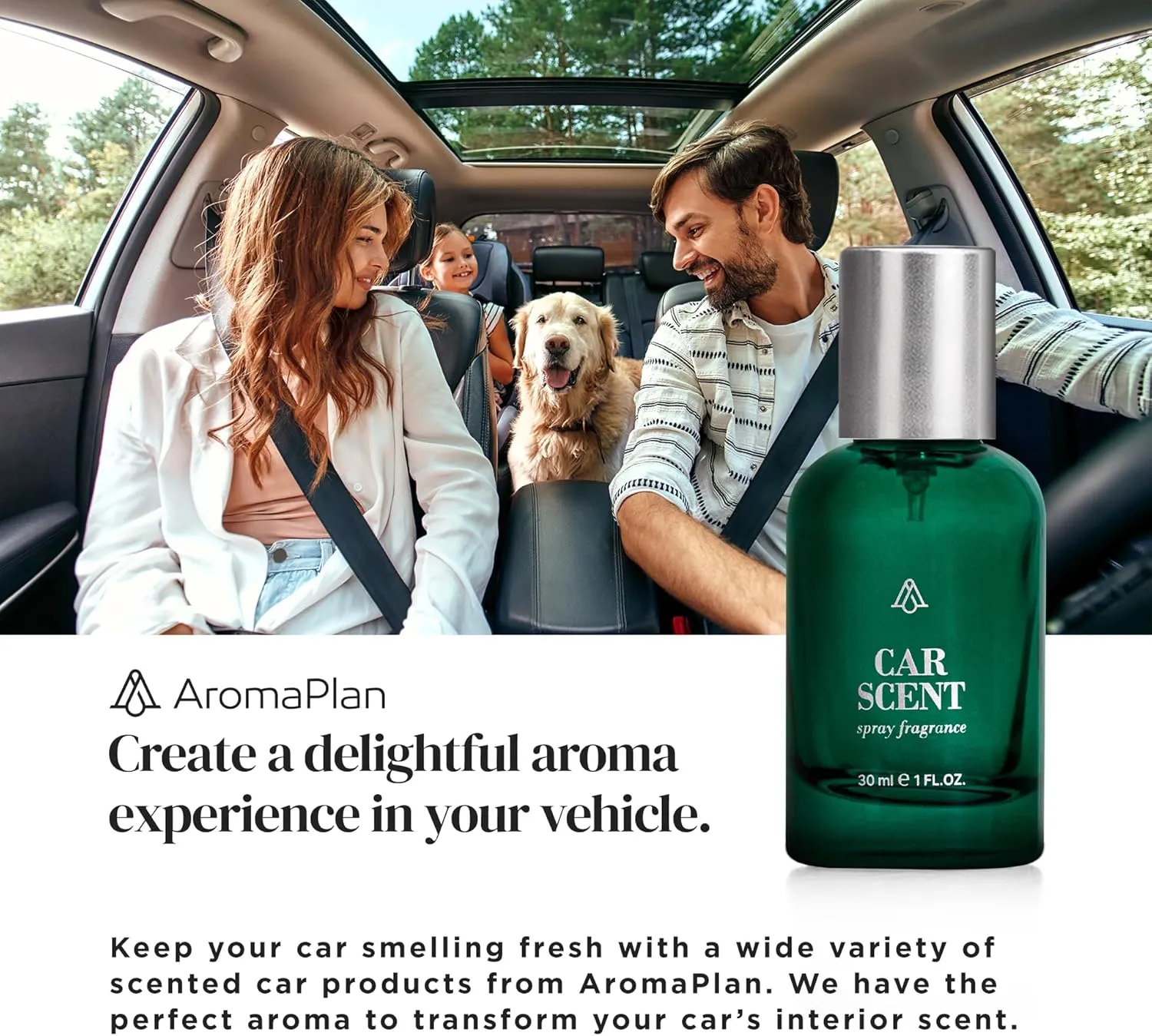 AromaPlan Natural luxurious Room Spray & Car Fragrance Kit, Inspired by Bacc. Rouge-Concentrated, Non-Toxic, Odor Eliminator & Long Lasting- Spray Air Freshener- Home,Car - 5 Star Hotel (100&30 ml)