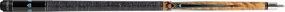 Athena ATH04 Pool/Billiards Cue - Black w/Turquoise Hearts and Points