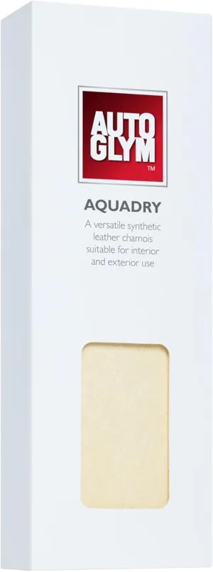 Autoglym Hi-Tech Aqua-Dry Chamois - Super Absorbent Hard Wearing Synthetic Leather Chamois for Internal and External Car Cleaning