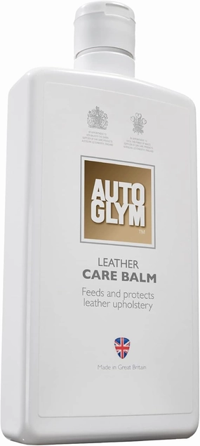 Autoglym Leather Care Balm, 500ml - Feeds and Protects Car Leather Upholstery and Motorcycle Leather, Beige