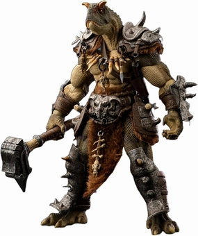 AXYTOYS Action 1/12 Action Figures - Dinosaur Battlefield Carnotaurus Warrior 01-6'',Classic Character,Collectible,Age 15 and Above