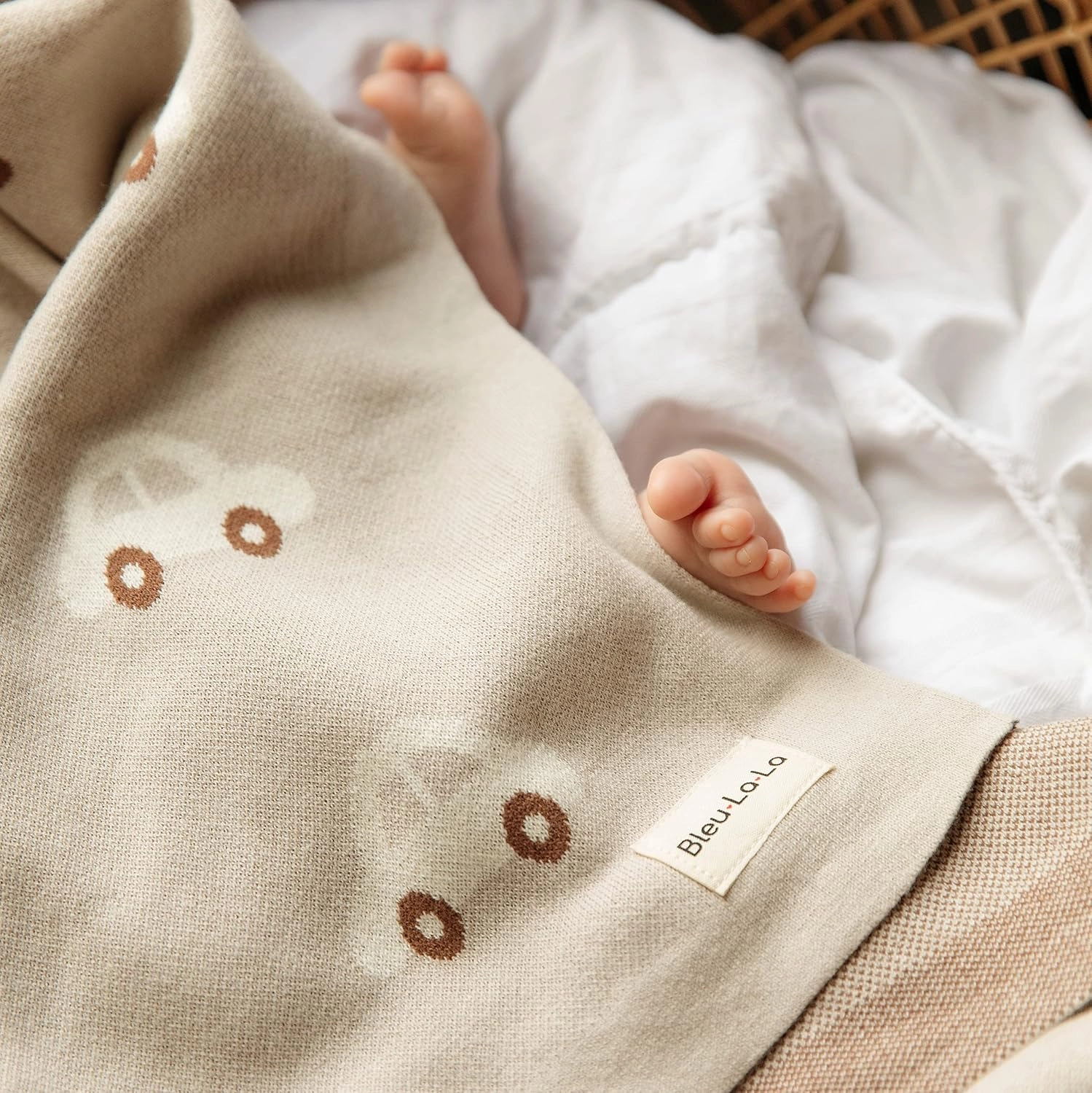 Baby Blanket for Boys 100% Cotton Buttery Soft Cozy Receiving Swaddle Crib Stroller Blanket for Shower Gift Registry for Newborns, Infants, Toddlers (Cars - Baby Blue)