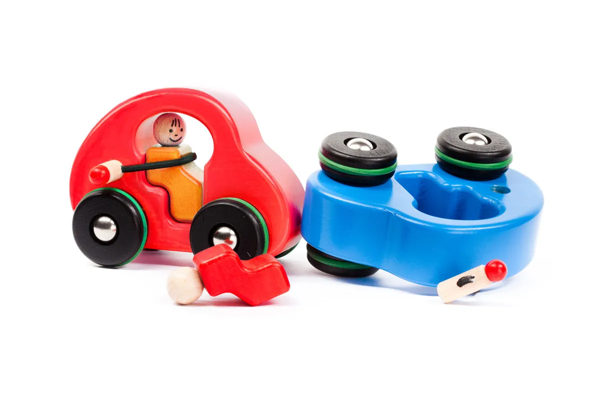 Bajo Fasten Seat Belt Car - Red