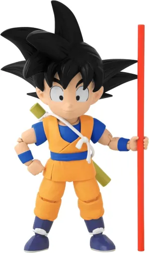 BANDAI - Dragon Ball Daima Kid Goku - Figure Dragon Star 17 cm - Kid Goku Figure with Accessories - Official Dragon Ball Licence - Movable Mini Goku Figure - Toy from 4 Years - 40735