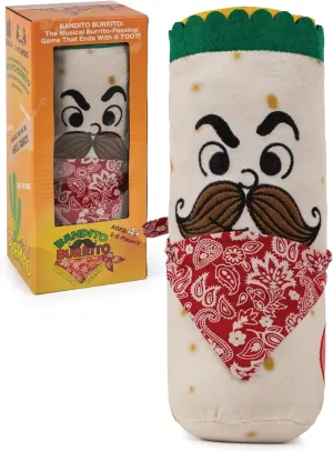 Bandito Burrito The Musical Passing Game for Kids 4 , Toss The Singing Plush in a Hot Potato-Style Game That Ends with a Toot