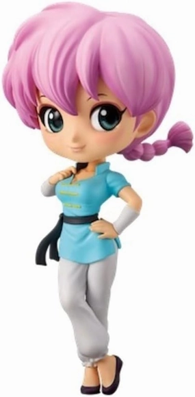 Banpresto Ranma 1/2 Q Posket-Ranma Saotome (Female)- (Ver.B), Multiple Colors (BP17569)