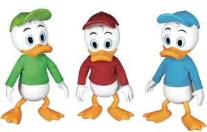 Beast Kingdom DuckTales: Huey, Dewey and Louie DAH-069 Dynamic 8ction Action Figure Set, Multicolor
