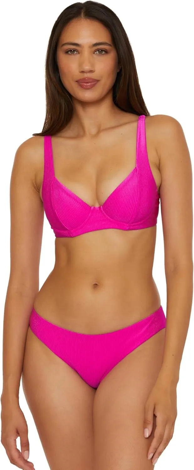 BECCA Women's Monte Carlo Underwire Bikini Top, Adjustable, Swimwear Separates