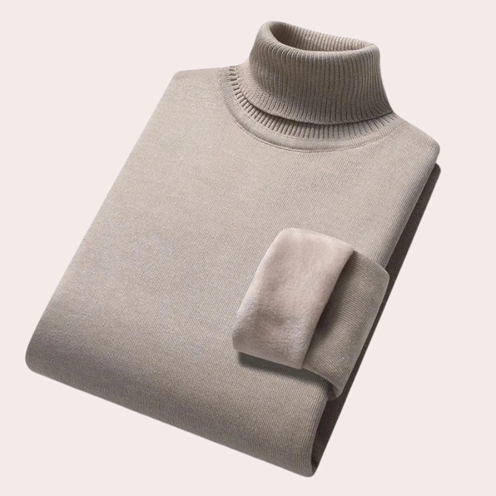 Beige Crewneck Ribbed Sweater - Lightweight Neutral Fashion Top
