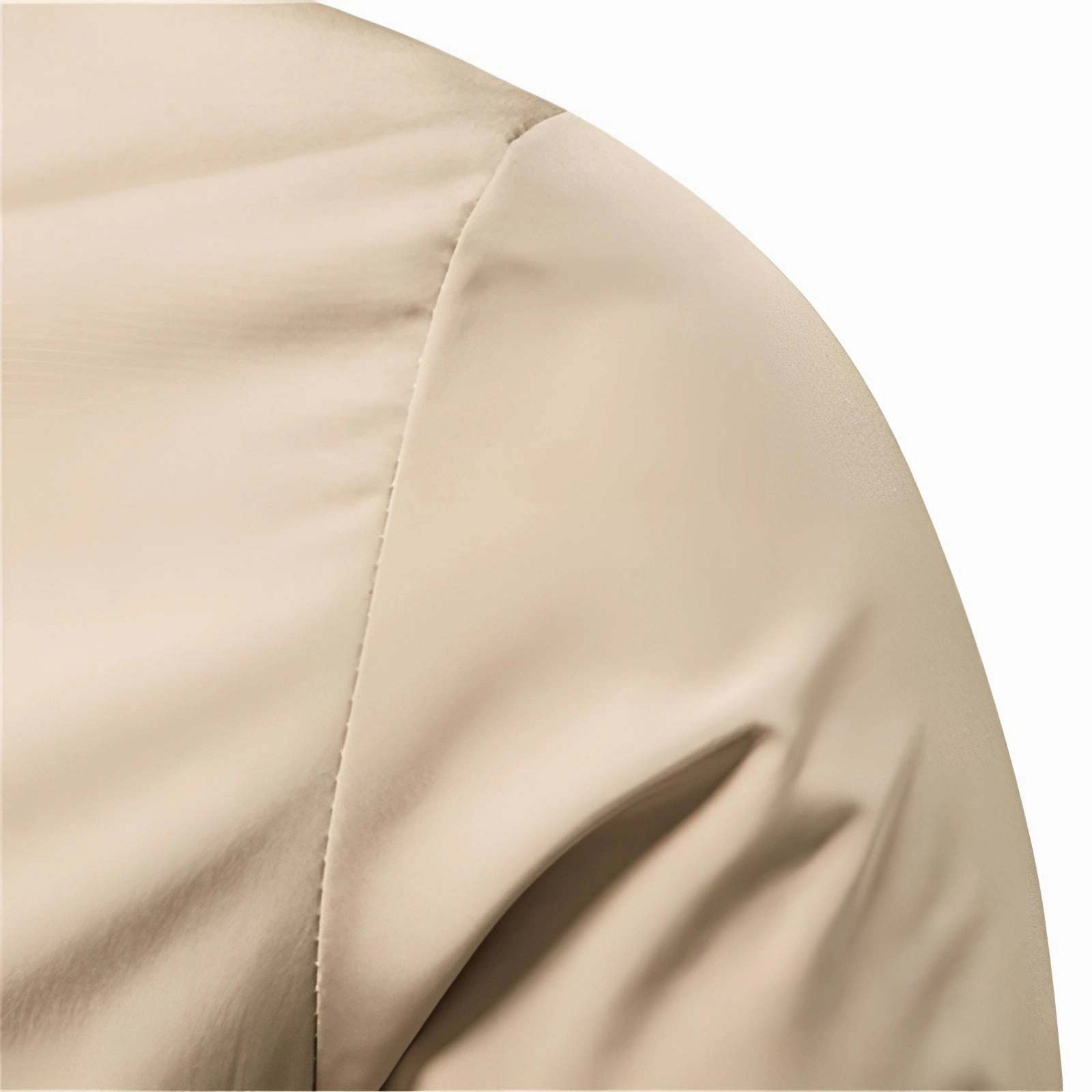 Beige Lightweight Jacket - Durable Outdoor Wear, Premium Zipper