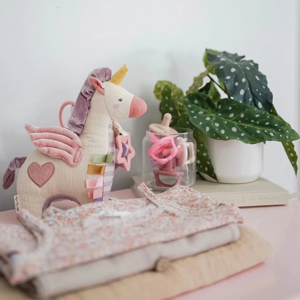 Bespoke Link & Love™ Activity Plush & Teether Toy - Pegasus