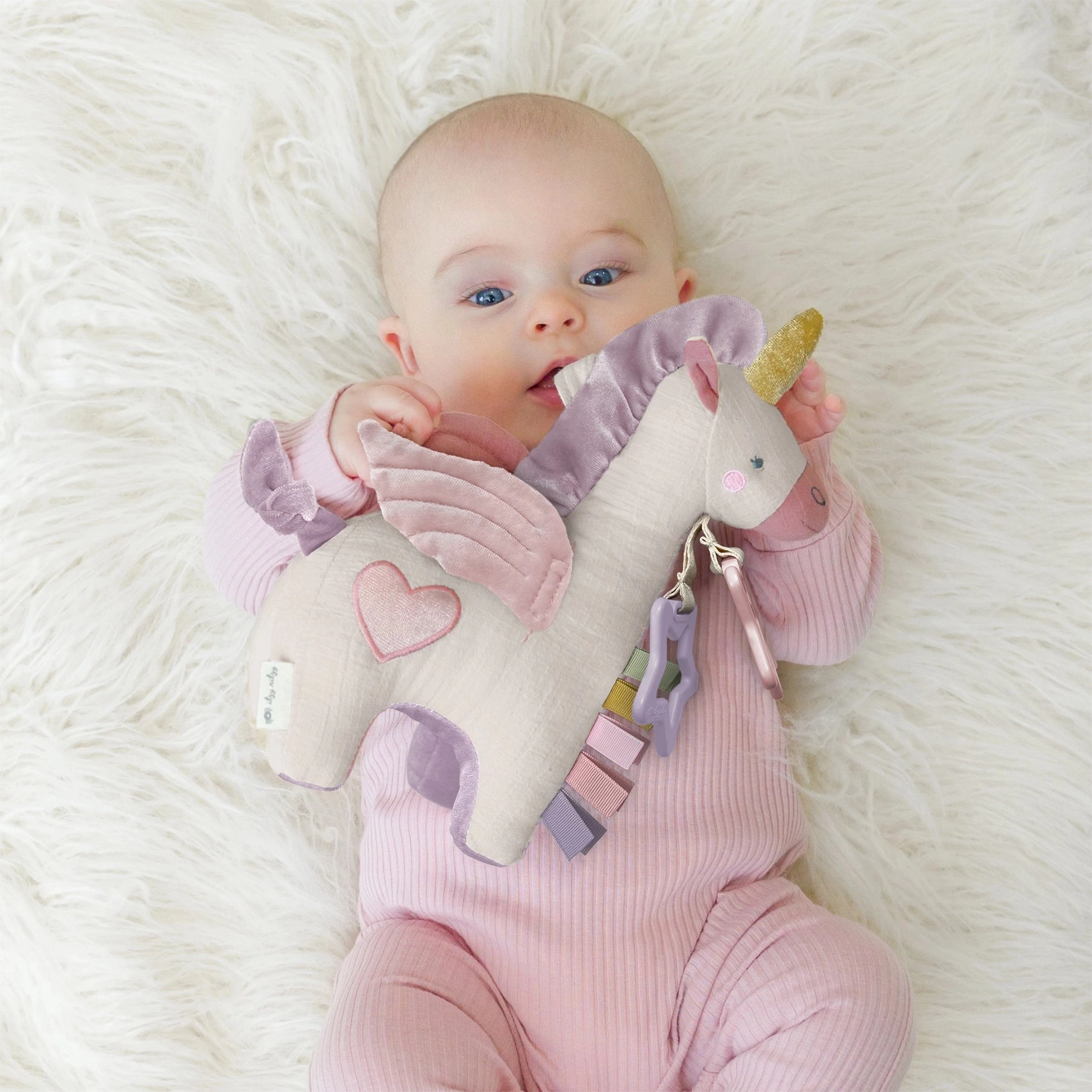 Bespoke Link & Love™ Activity Plush & Teether Toy - Pegasus