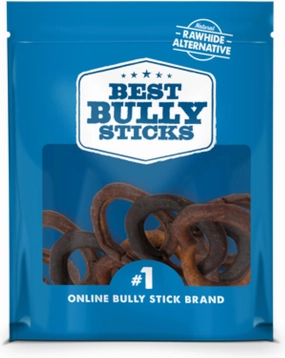Best Bully Sticks Thick Ring Collagen Chews for Dogs - 10 Count (Pack of 1) - All-Natural, Easily Digestible, Limited Ingredient, Rawhide Alternative, Free-Range Grass-Fed Beef Treat