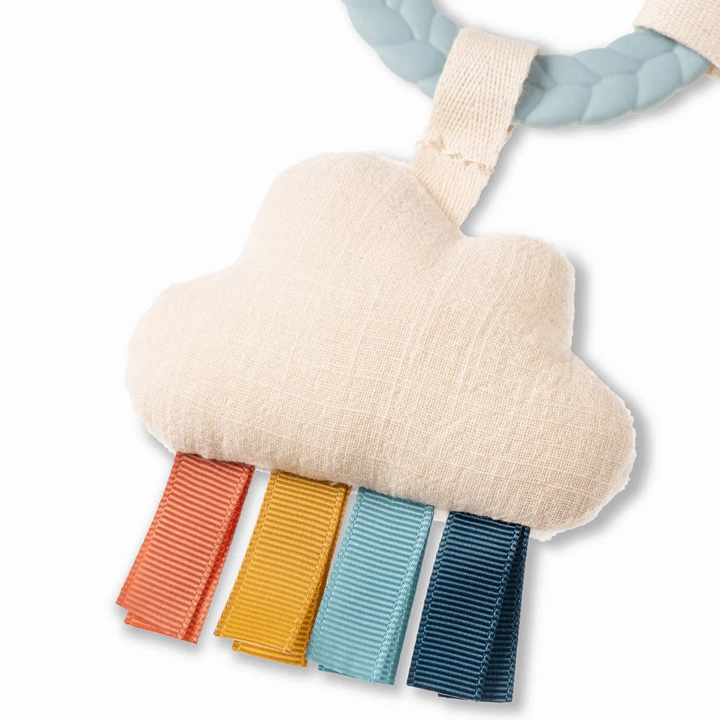 Bitzy Busy Ring™ Teething Activity Toy - Rainbow