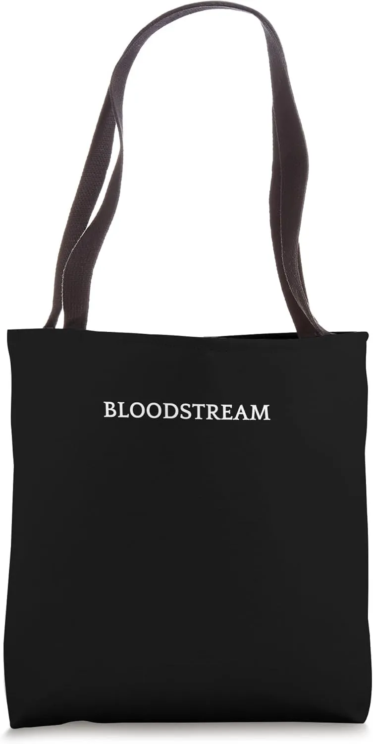 BLOODSTREAM English word Apparel Tote Bag