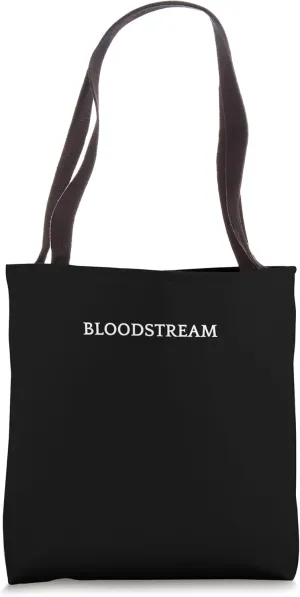 BLOODSTREAM English word Apparel Tote Bag