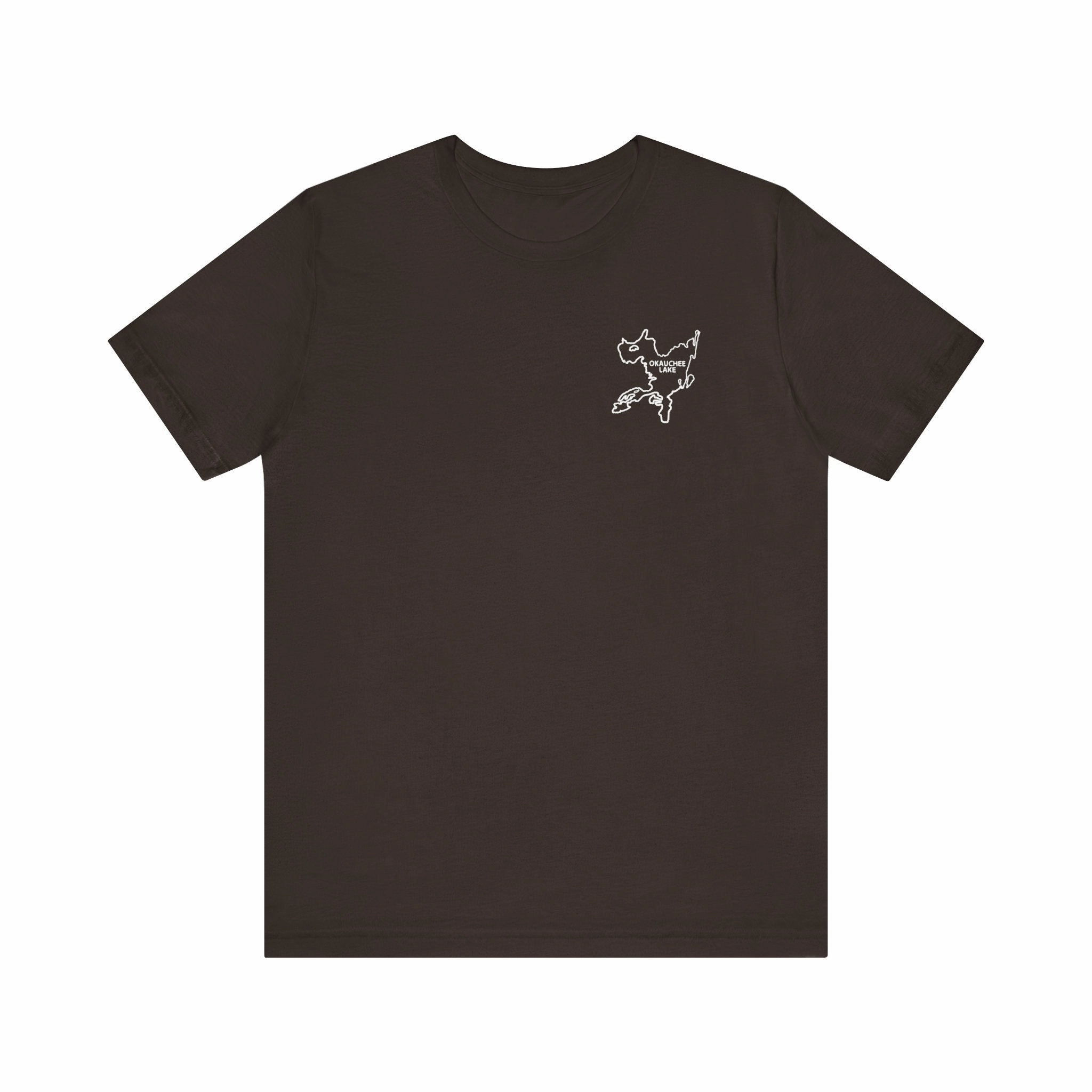 Bow fishing and Okauchee Lake Model - Unisex Lightweight Short Sleeve Tee
