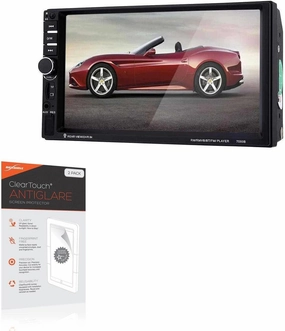 BoxWave Screen Protector Compatible with Excelvan 7060B Car Audio Player (7 in) - ClearTouch Anti-Glare (2-Pack), Anti-Fingerprint Matte Film Skin