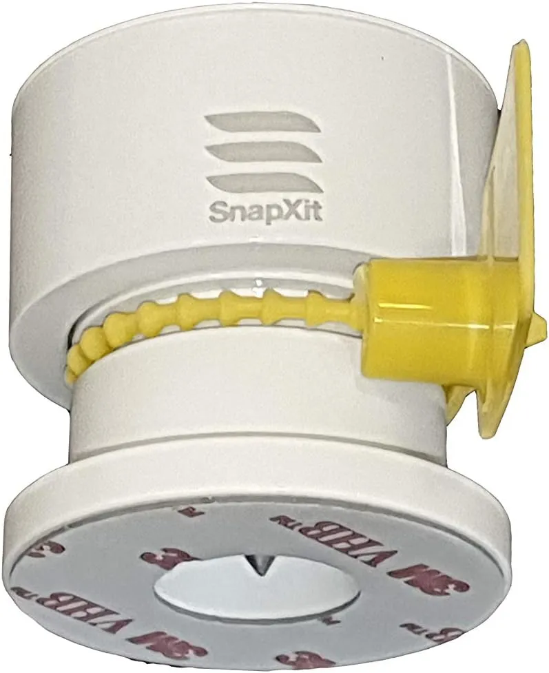 Break Glass Emergency Equipment by SafeTSystems - Fixed in place specialist window breaker for emergency escape from buildings and homes with toughened glass doors, walls or windows. (White)