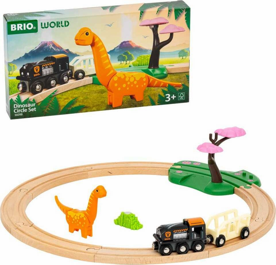 BRIO World – Dinosaur Circle Train Set