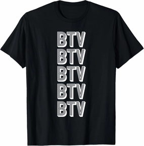 BTV Burlington Airport Travel T-Shirt