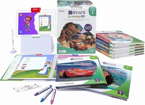 BYJU’S Learning: Disney, 1st Grade Premium Edition (App   8 Workbooks) Ages 5-7, Featuring Disney & Pixar Characters - Learn Reading, Addition/Subtraction, Writing & Phonics - Osmo Fire base included
