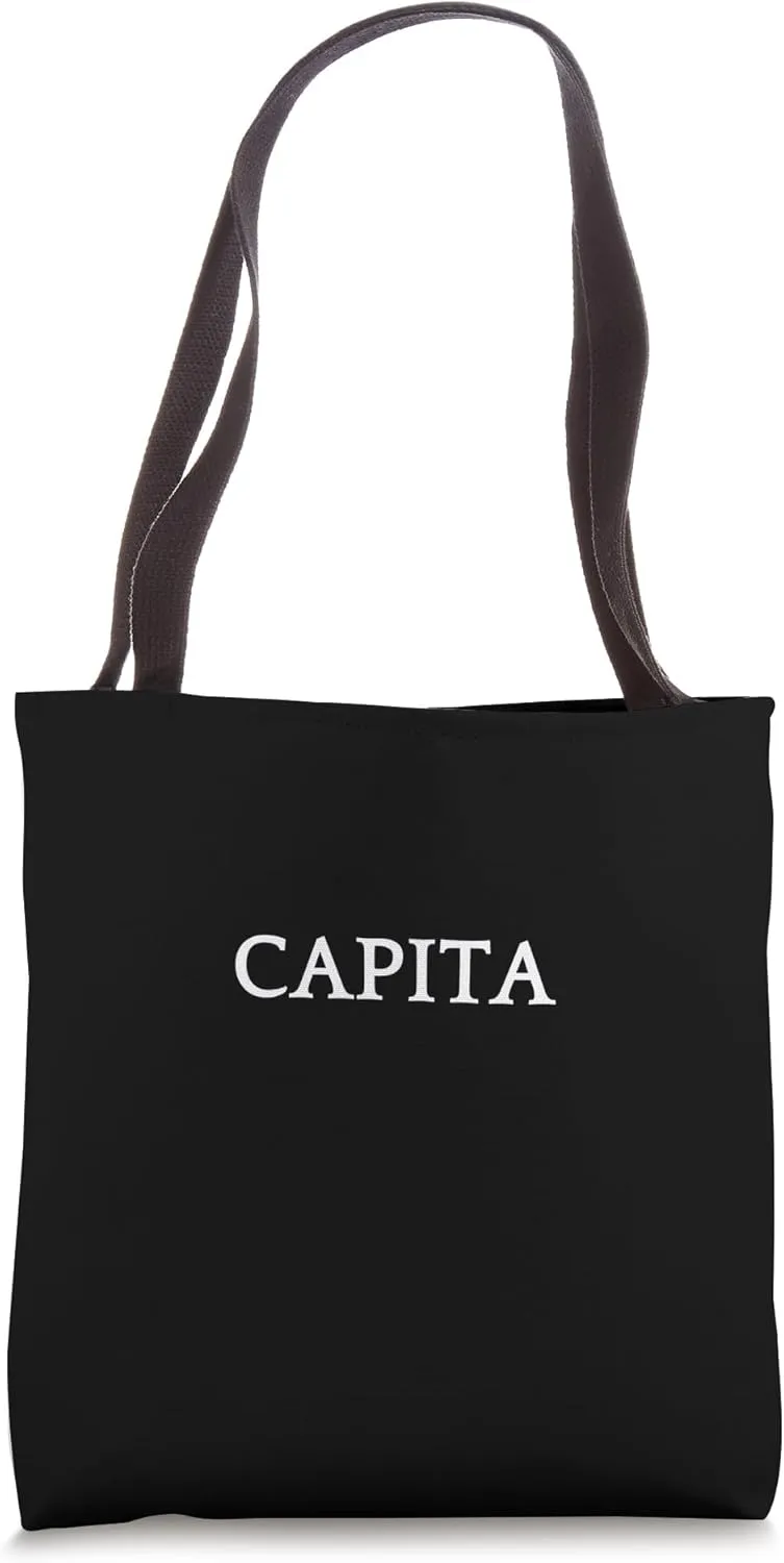 CAPITA English Word Apparel Tote Bag