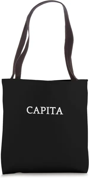 CAPITA English Word Apparel Tote Bag
