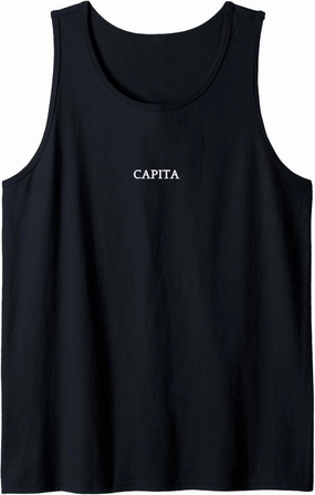 CAPITA English Word Apparel Tank Top