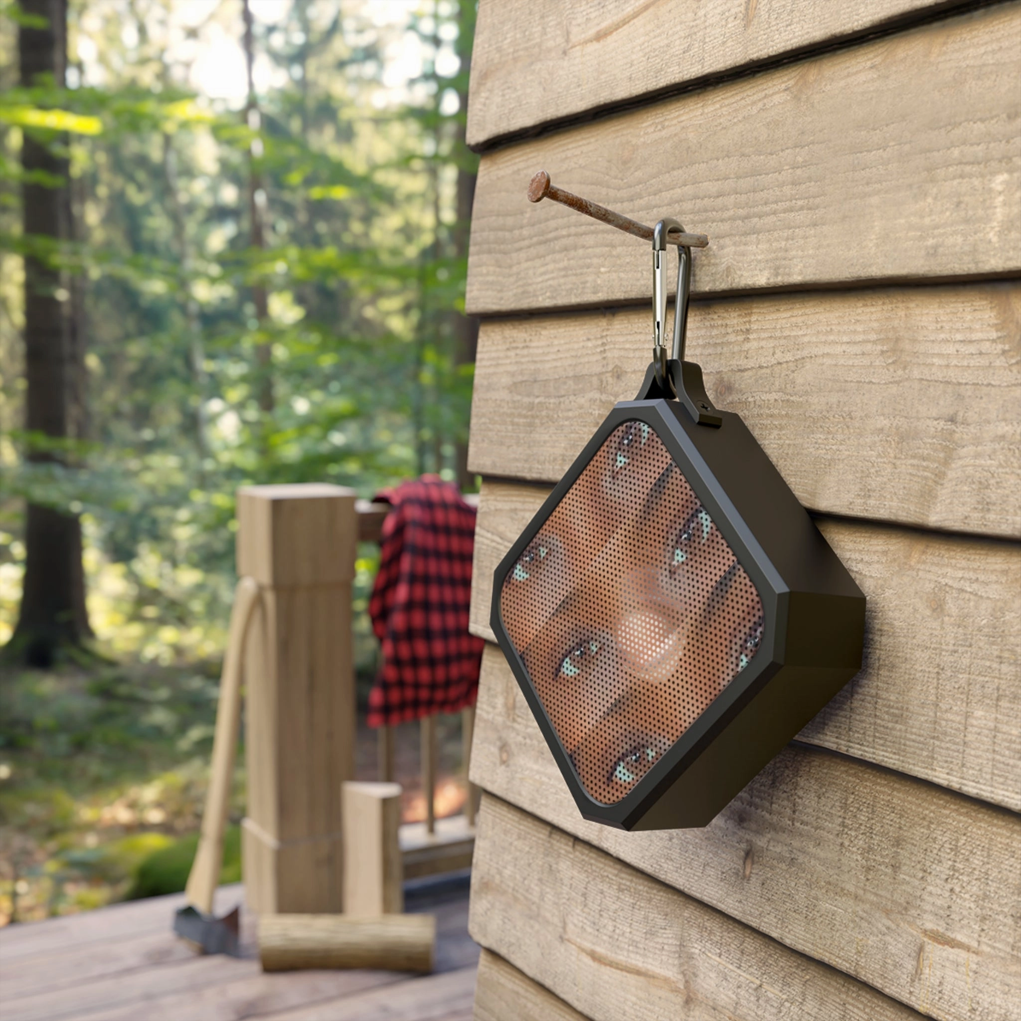 Captivate & Play: Custom Selfie Bluetooth Speaker for Women with Mesmerizing Eyes - Order Now!