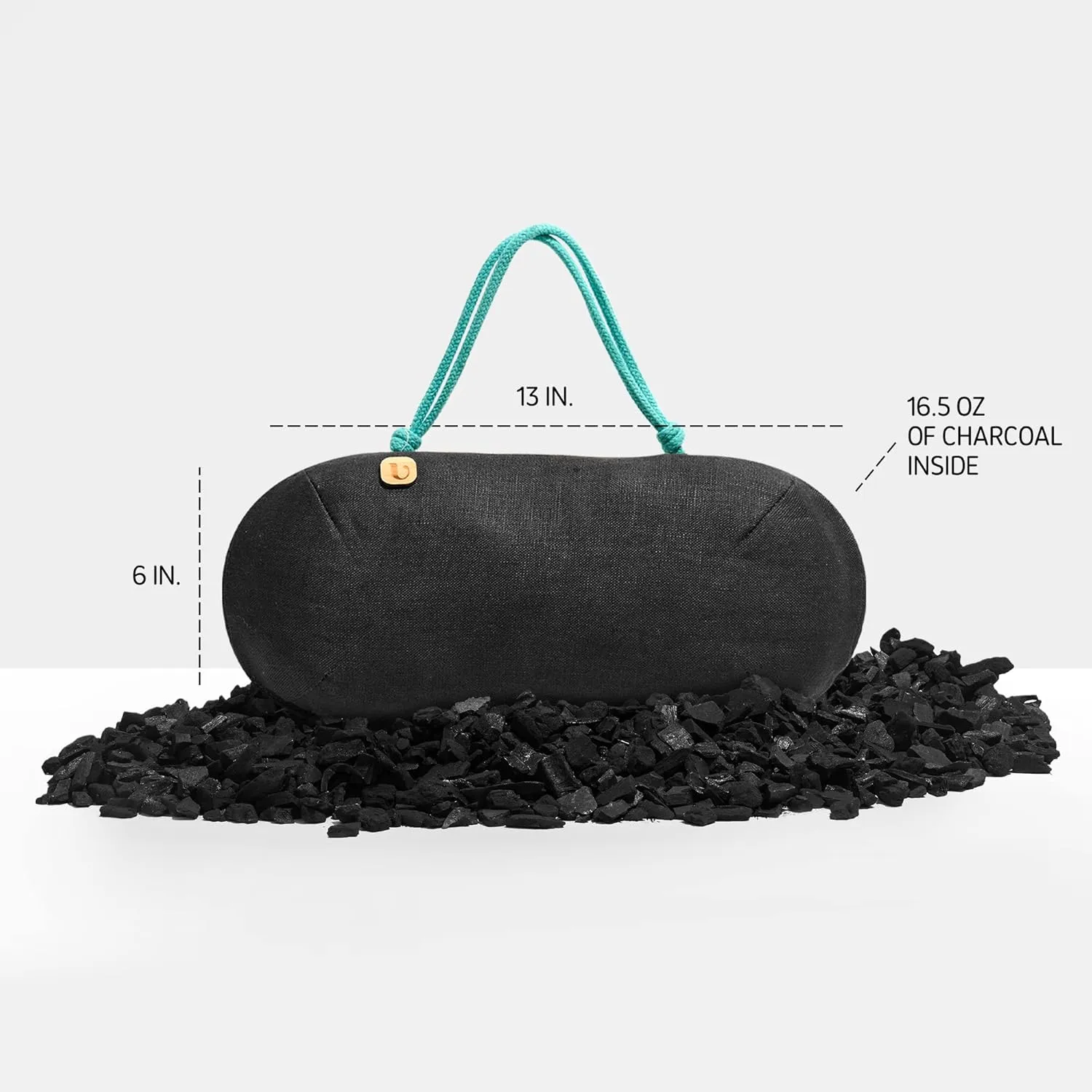 Car Air Freshener - Lasts 365  Days No Chemicals 100% Activated Bamboo Charcoal Fragrance-Free Deodorizer, Natural Auto Odor Eliminator, Purifier, Neutralizer, Absorb Smoke Smell