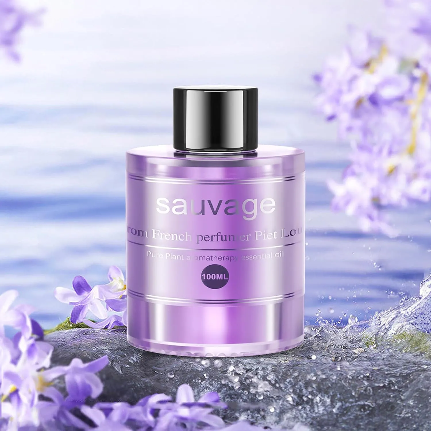 Car Air Freshener Refill 3.5OZ/100ml Bottle, CO01/Dedicated Perfume Long Lasting Air Fresheners 6 Months, Car Diffuser Essential Oil Made of Natural Plant Extracts, Sauvage