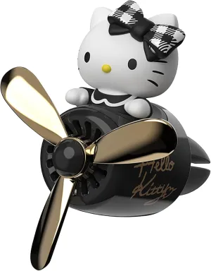 Car Air Freshener,Cute Cat Pilot Car Diffuser Rotating Propeller Air Outlet Vent Fresheners,Cartoon Air Fresheners for Car