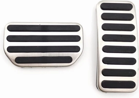 Car Pedal Covers for Buick New Regal Lacrosse Excelle GT XT, Non-Slip Pedal Pads Set, Aluminum Alloy Brake and Accelerator Pedal Protectors, Automotive Foot Rest Pedal Pads Set,A at