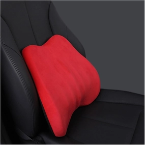 Car Seat Headrest Pillow Auto Neck Rest Head Full Support Slow Rebound Breathable Guard Lumbar Pillow Compatible with Car Accessories(1pcs back pillow-01), aQuFengGan234