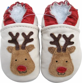 Carozoo Boys Girls Slippers Leather Soft Sole Indoor Shoes Socks Car Truck Dragon Shark Flowers 6-7 Years and 7-8 Years