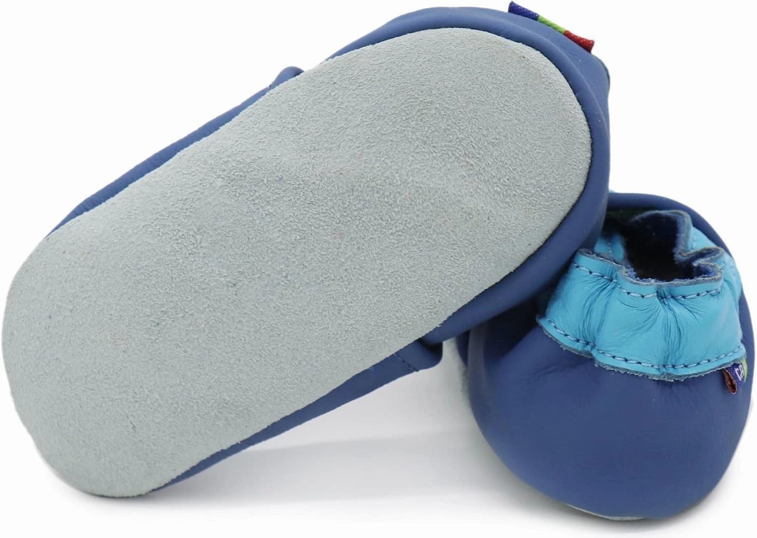 Carozoo Boys Girls Slippers Leather Soft Sole Indoor Shoes Socks Car Truck Dragon Shark Flowers 6-7 Years and 7-8 Years