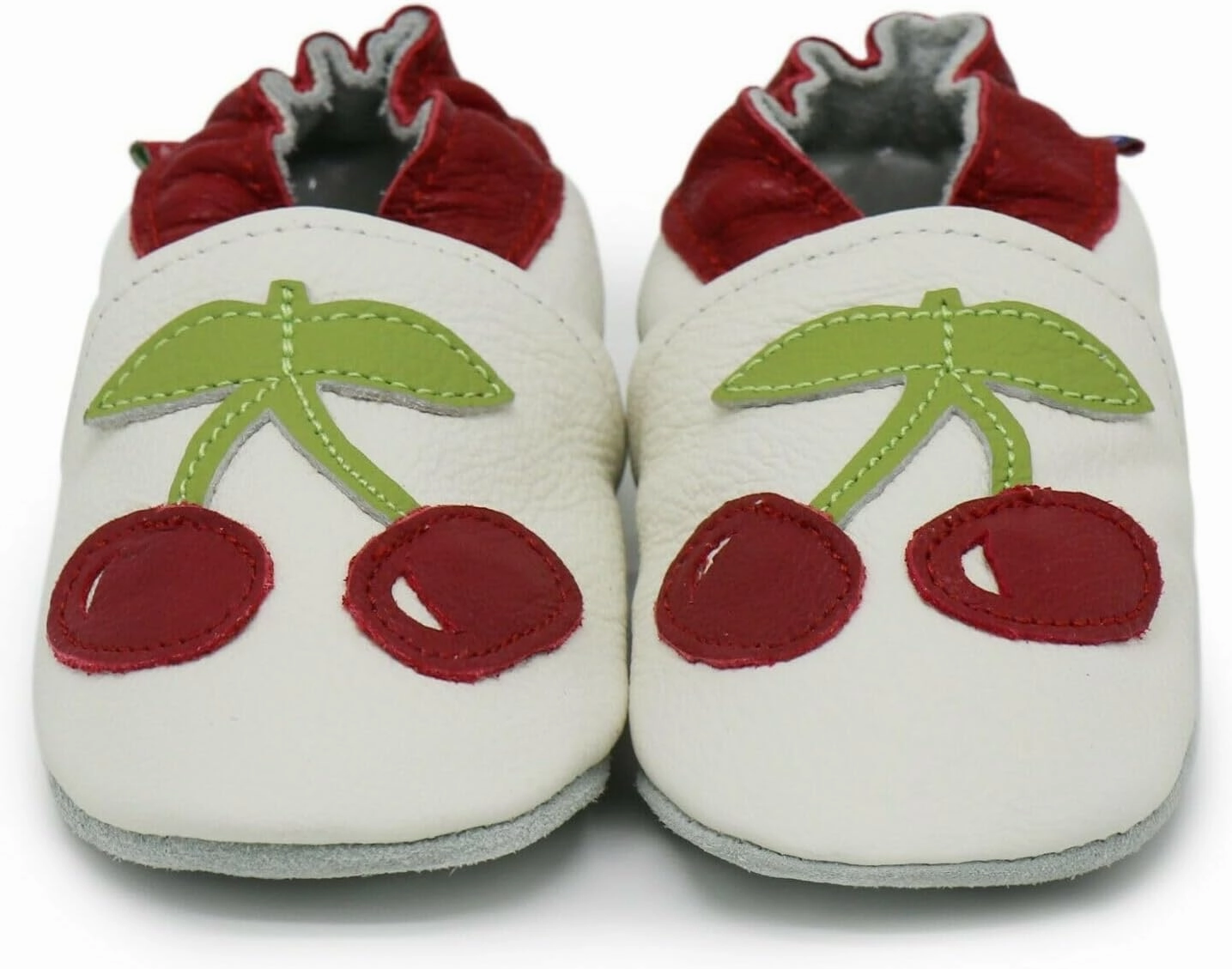 Carozoo Boys Girls Slippers Leather Soft Sole Indoor Shoes Socks Car Truck Dragon Shark Flowers 6-7 Years and 7-8 Years