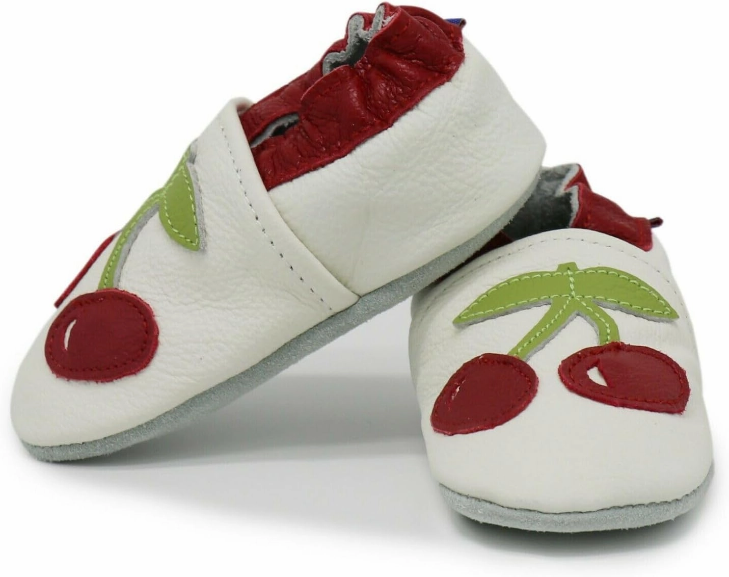Carozoo Boys Girls Slippers Leather Soft Sole Indoor Shoes Socks Car Truck Dragon Shark Flowers 6-7 Years and 7-8 Years