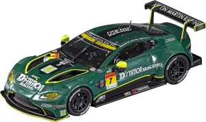 Carrera 27675 Aston Martin Vantage GT3 D-Station Racing No.7 1:32 Scale Analog Slot Car Racing Vehicle Evolution Slot Car Race Tracks